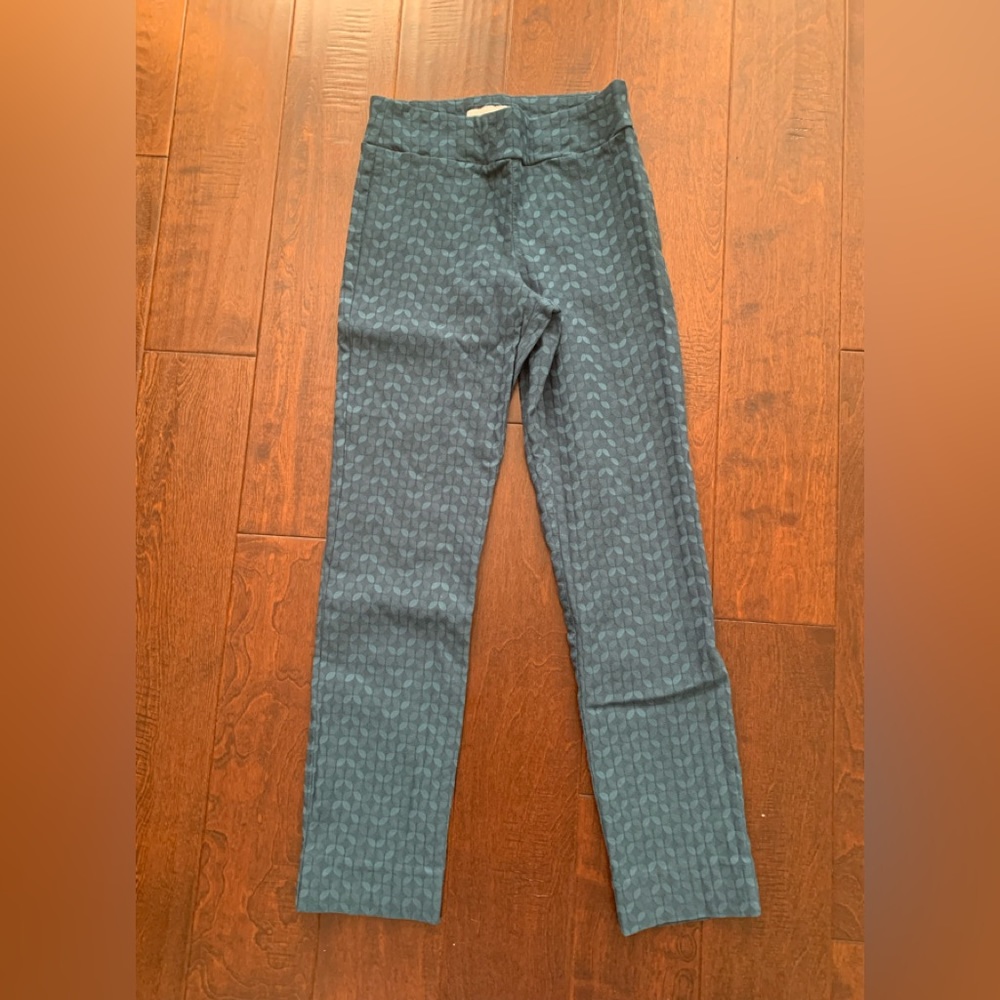 Margaret M Teal Slimming Pant Size Small